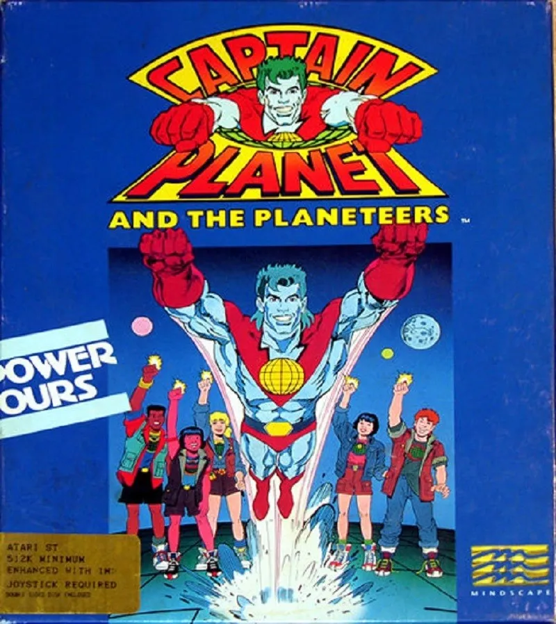 Captain Planet and the Planeteers box art