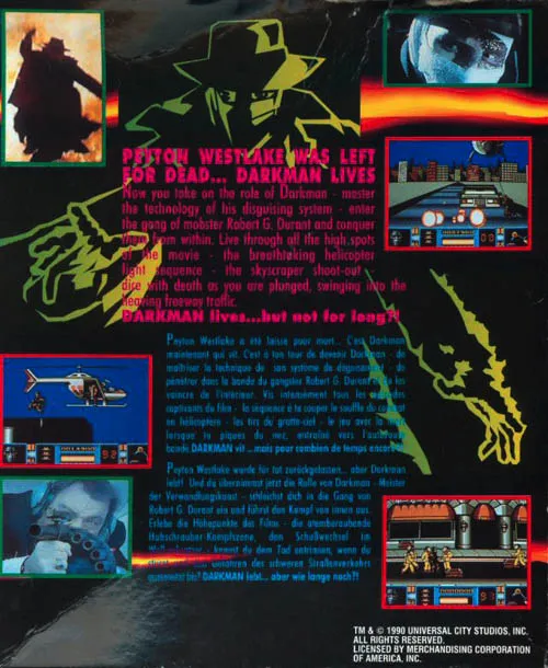 Darkman box back