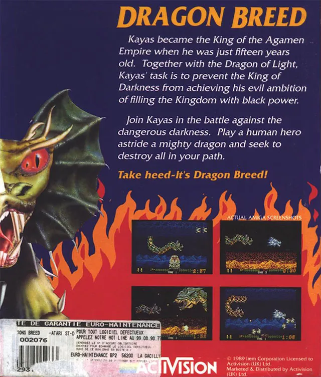 Dragon Breed box back