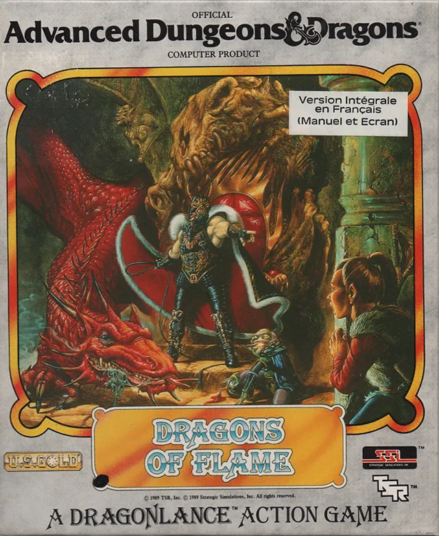 Dragons of Flame box art