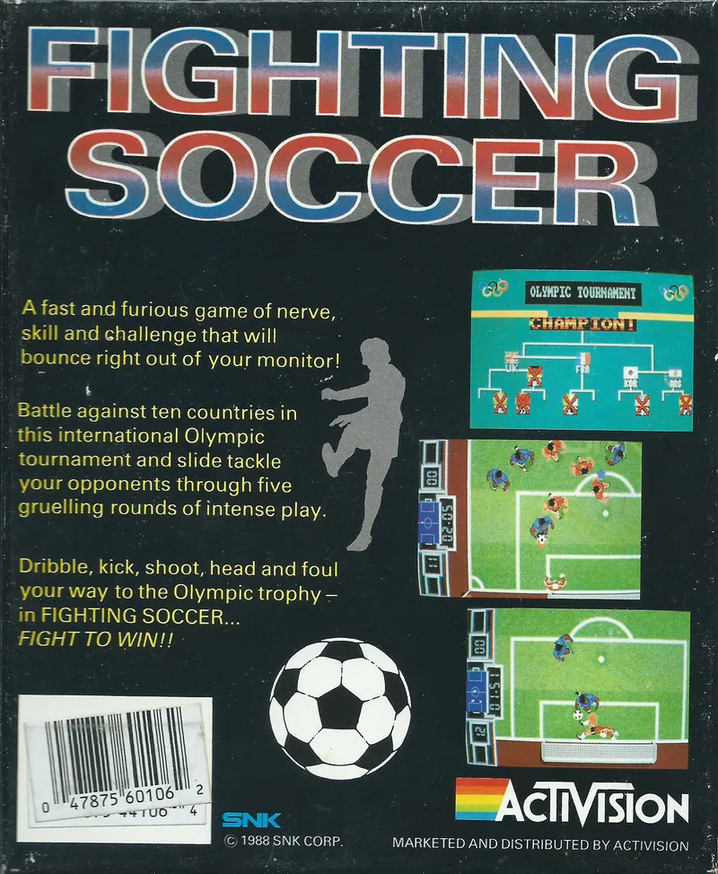 Fighting Soccer box back