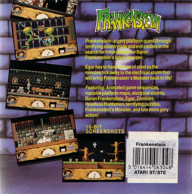 Frankenstein box back