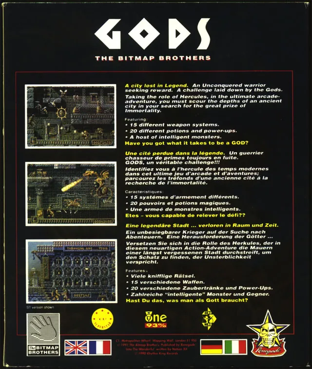 Gods box back
