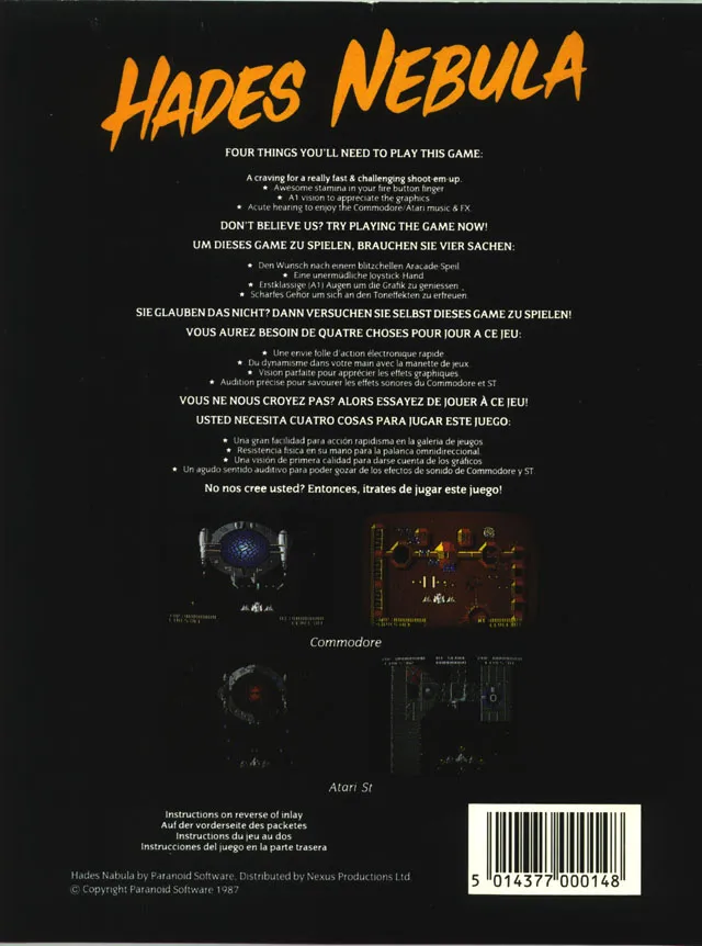 Hades Nebula box back