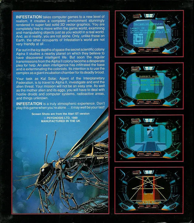 Infestation box back