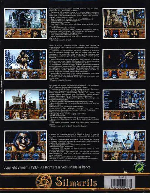 Ishar 2: Messengers of Doom box back
