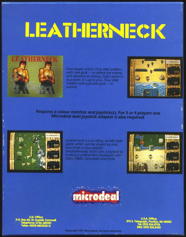Leatherneck box back