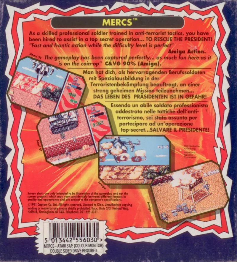 Mercs box back
