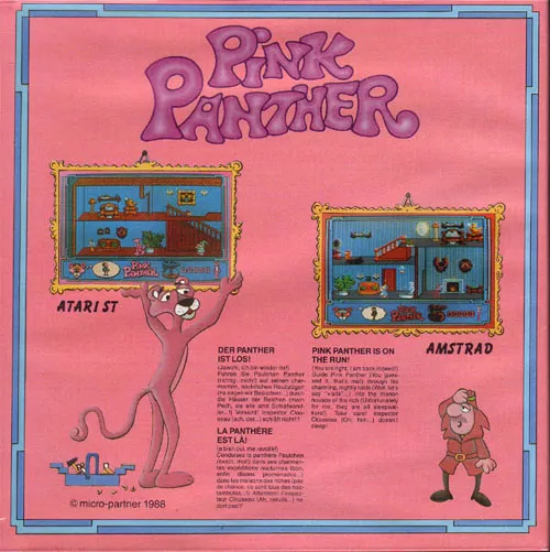 Pink Panther box back