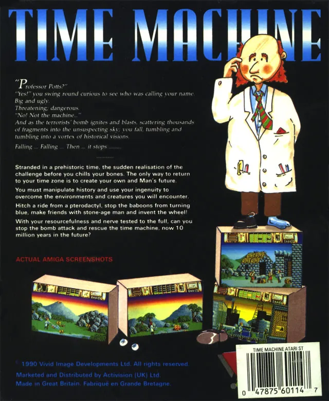 Time Machine box back