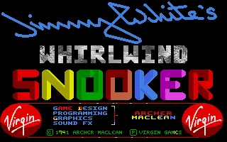 Jimmy White's Whirlwind Snooker screenshot