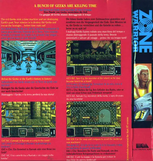 Zone Warrior box back