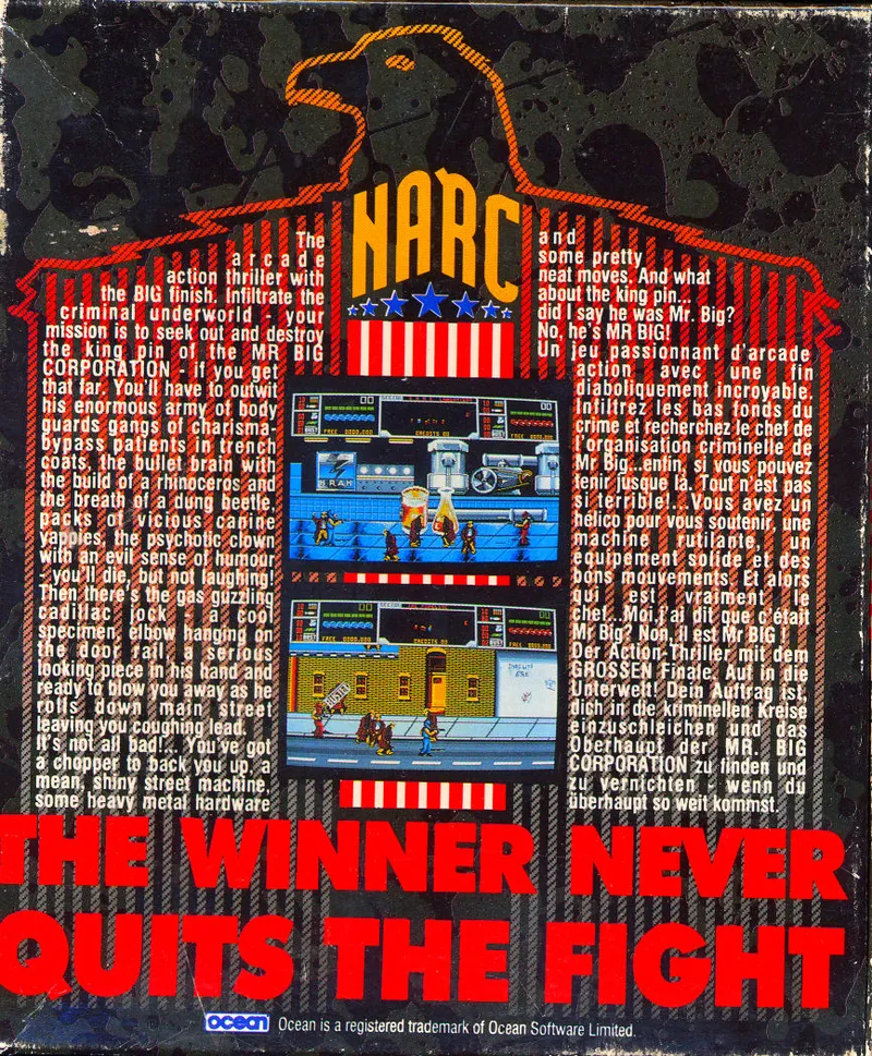 Narc box back