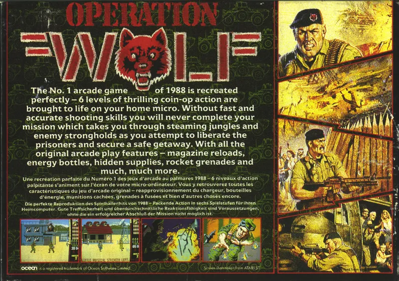 Operation Wolf box back