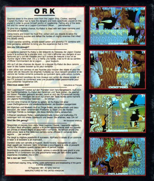 Ork box back