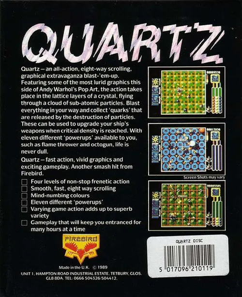 Quartz box back