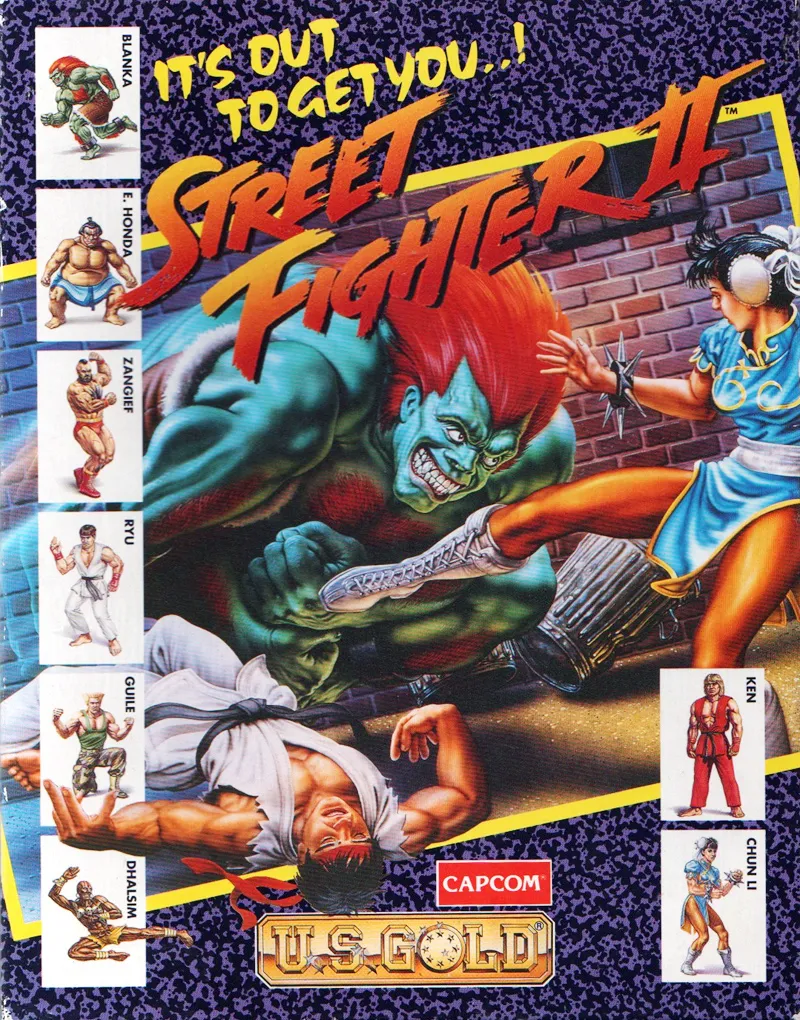 Street Fighter 2 box art
