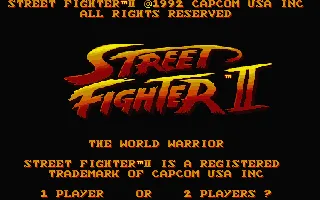 Street Fighter 2 screenshot