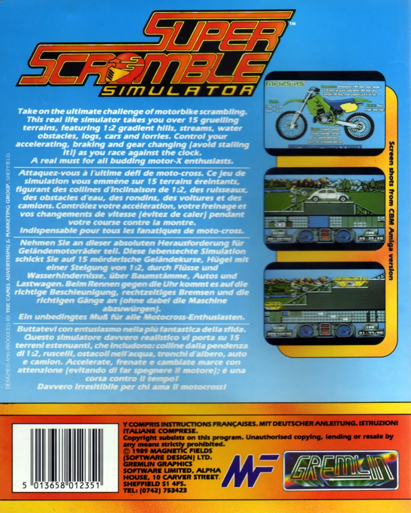 Super Scramble Simulator box back