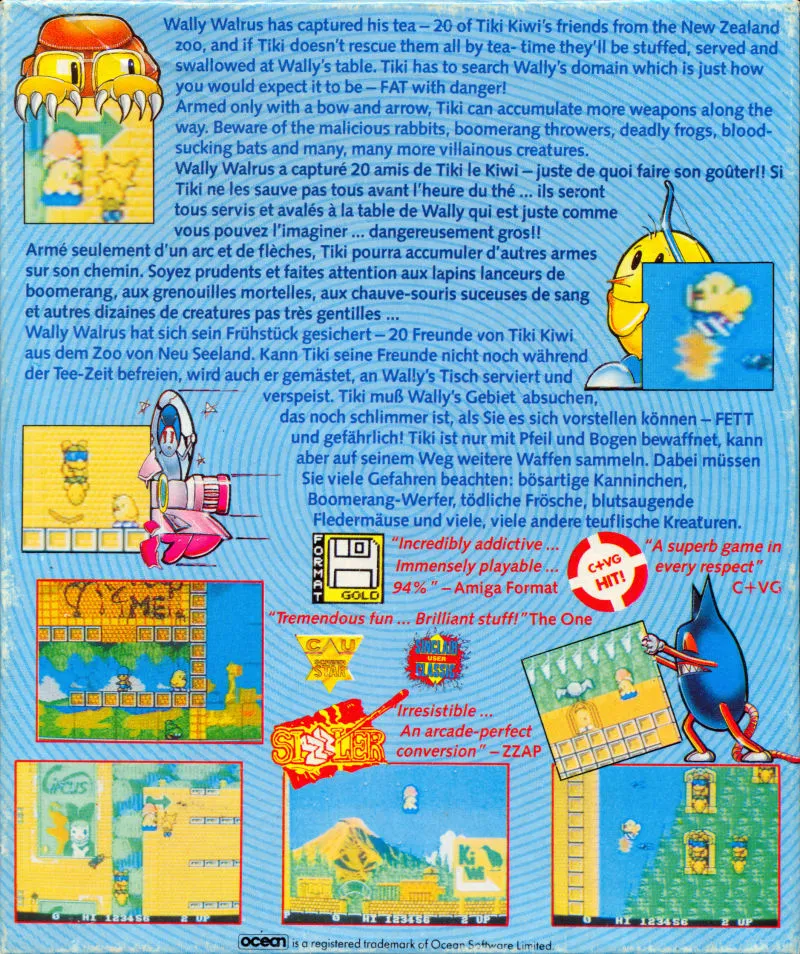 The New Zealand Story box back