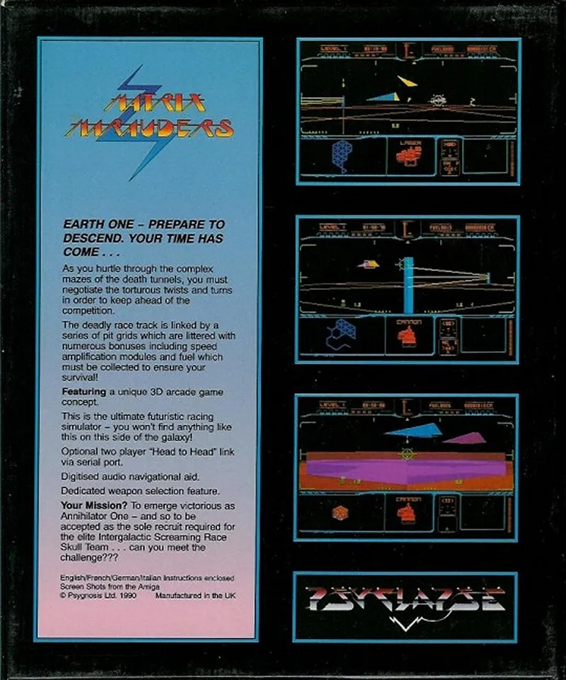 Matrix Marauders box back