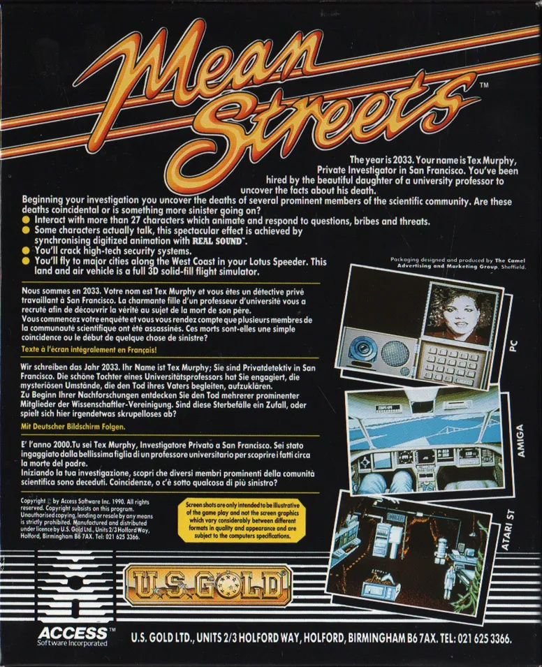Mean Street box back