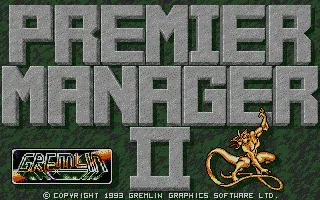 Premier Manager 2 screenshot