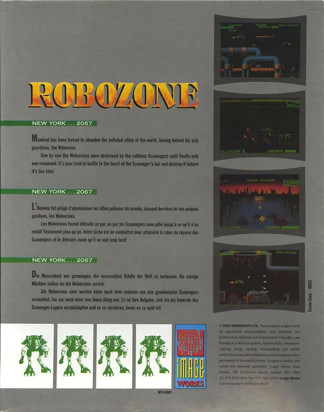 Robozone box back