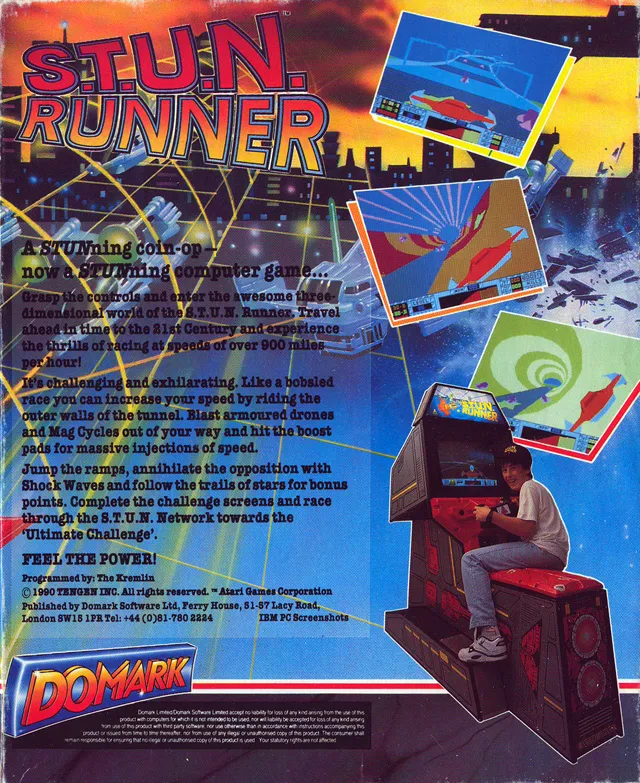 STUN Runner box back