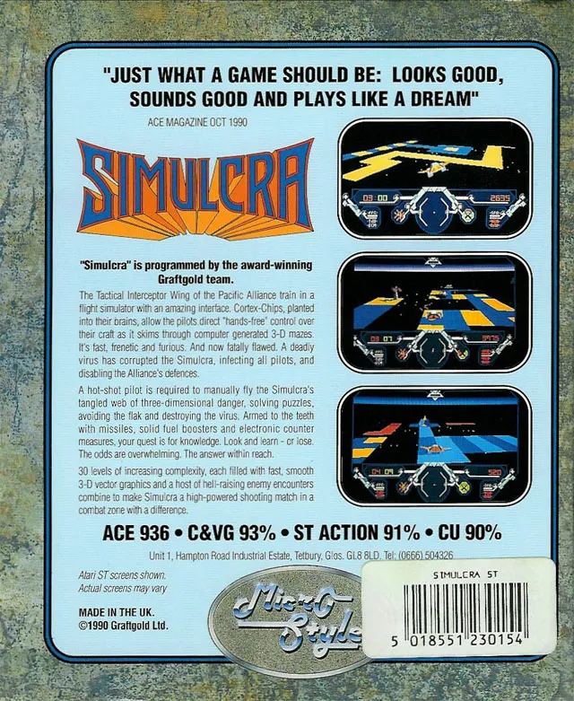 Simulcra box back