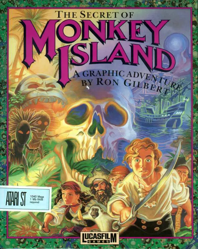 Secret of Monkey Island, The box art