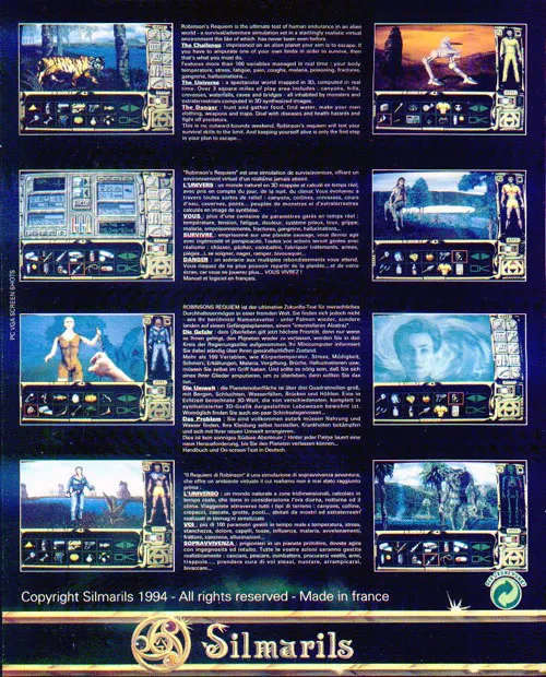 Robinson's Requiem box back