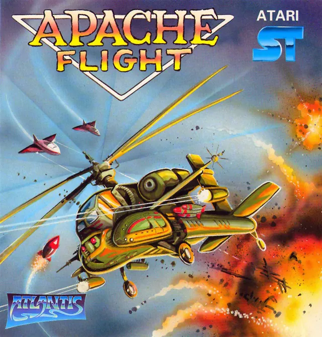 Apache Flight cover art for Atari ST