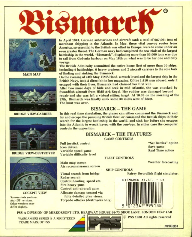 Bismarck box back