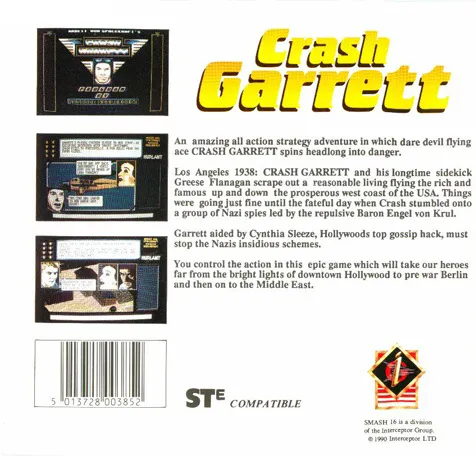 Crash Garrett box back
