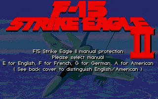F-15 Strike Eagle 2 screenshot