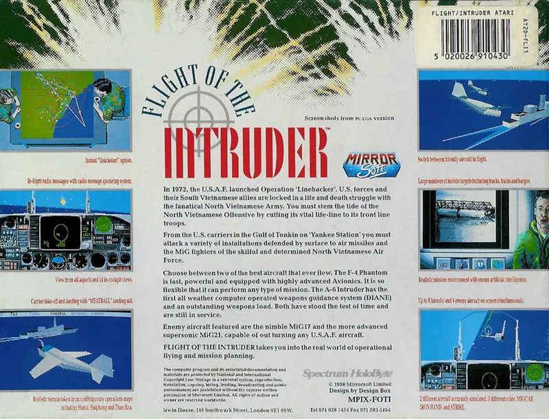 Flight of the Intruder box back