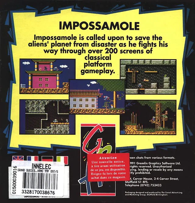 Impossamole box back