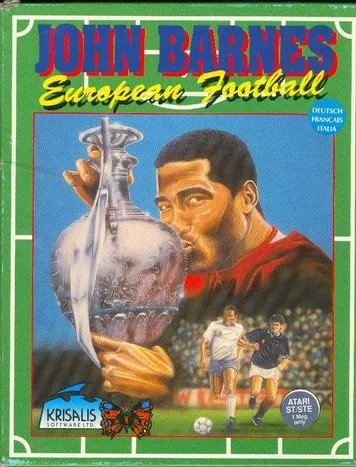 John Barnes European Football box art