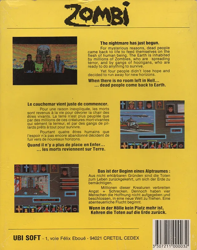 Zombi box back