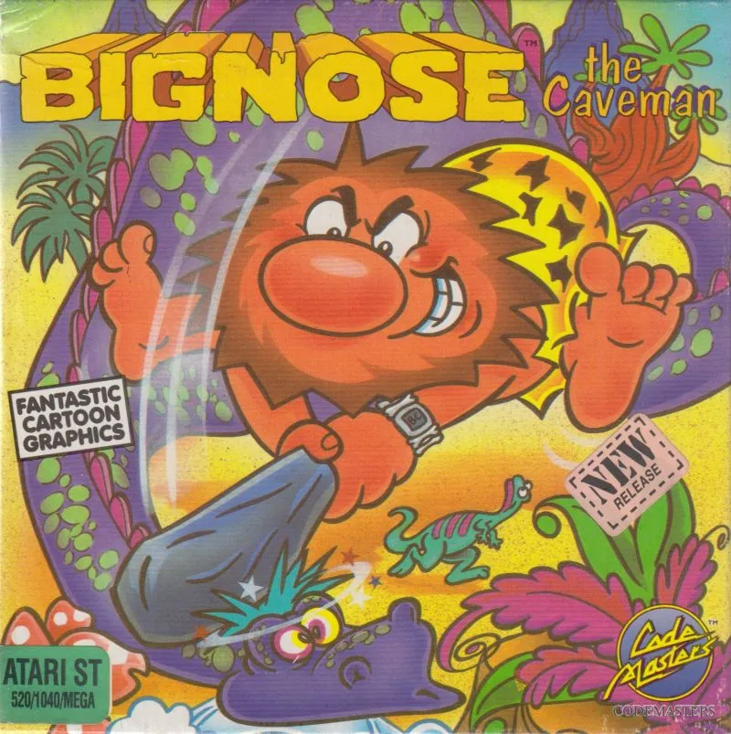 Big Nose the Caveman box art