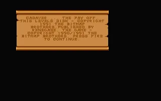 Cadaver: The Pay Off screenshot