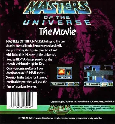 Masters of the Universe box back