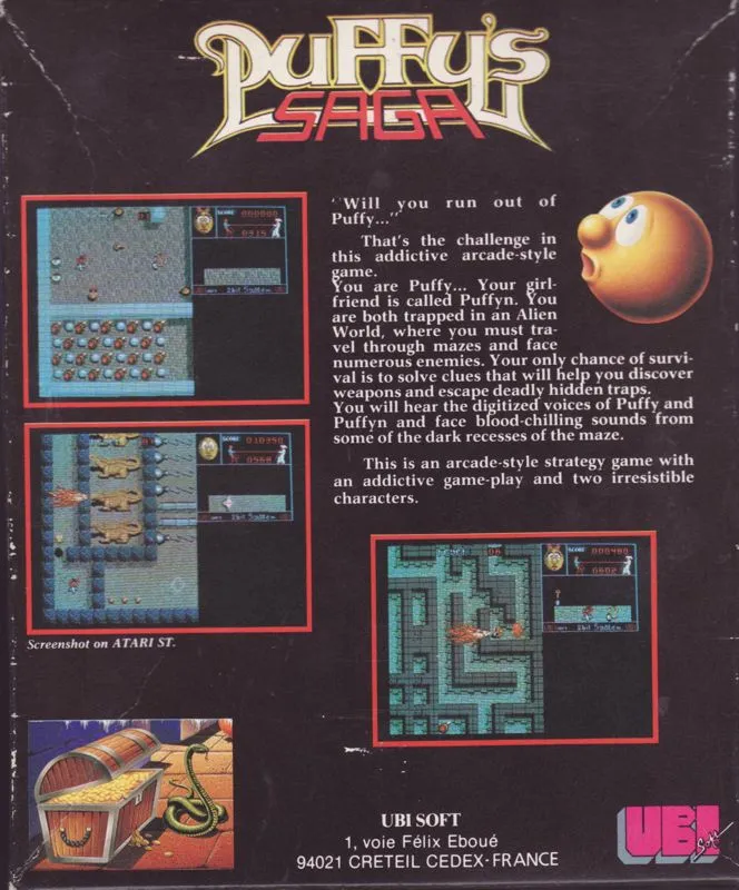 Puffy's Saga box back