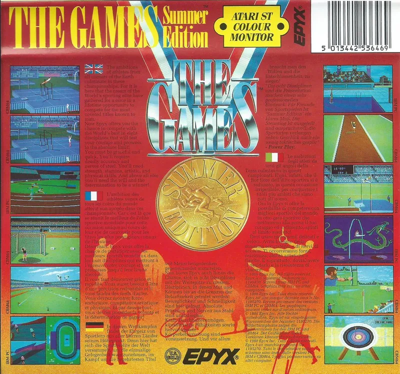 Games, The: Summer Edition box back
