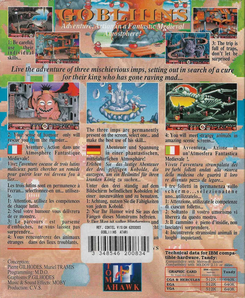 Gobliiins box back