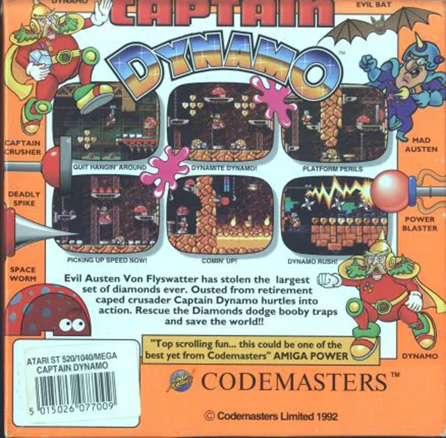Captain Dynamo box back