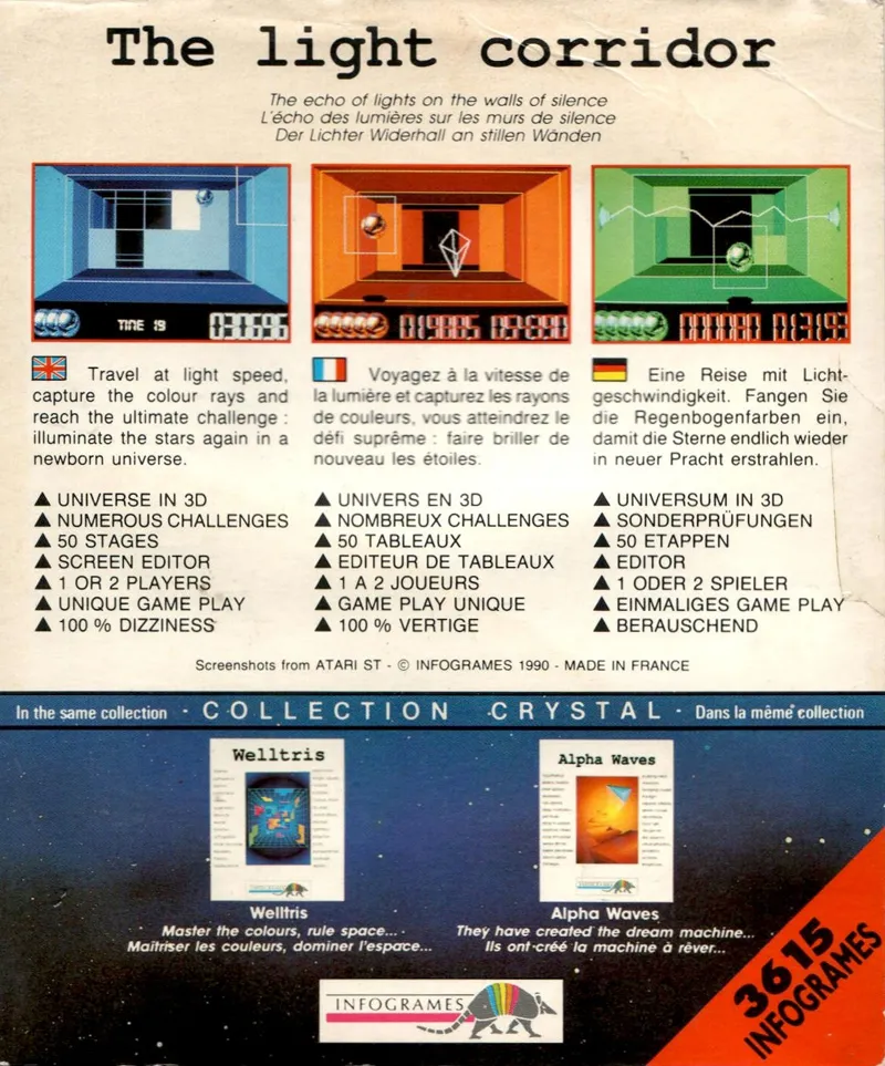 The Light Corridor box back