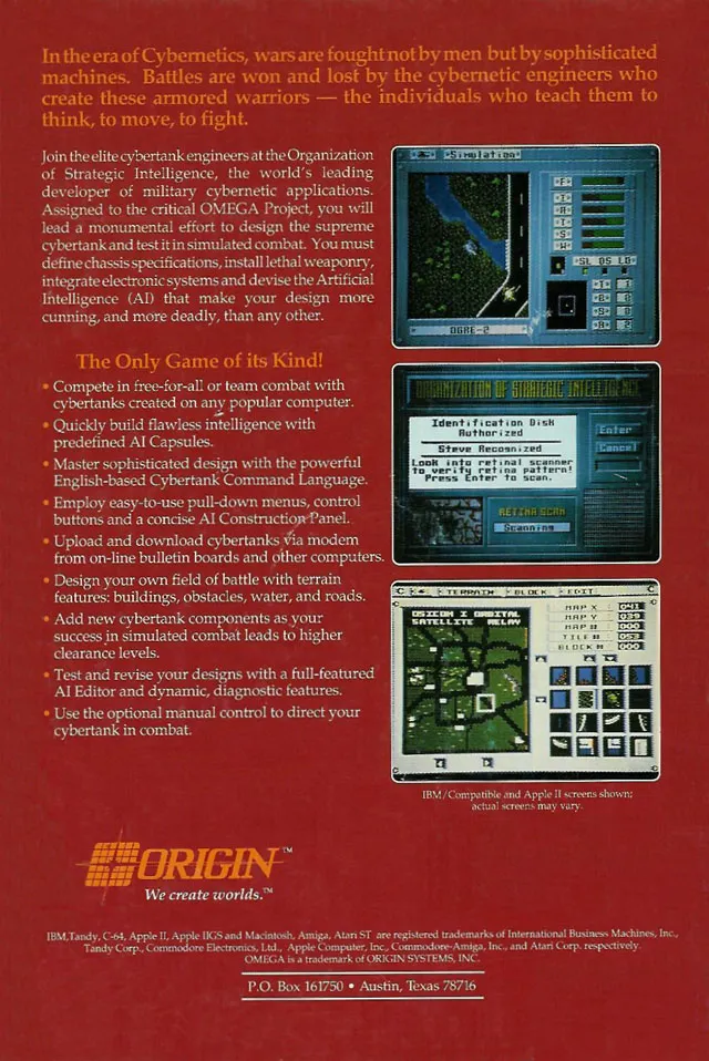 Omega box back