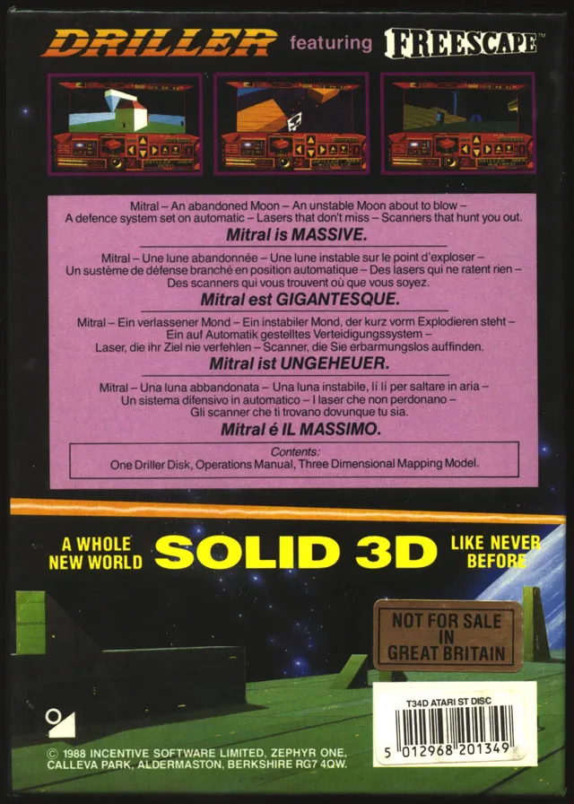 Driller box back